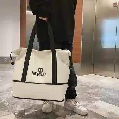 行途旅行包女短途大容量扩容健身包干湿分离尼龙手提斜挎包训练运动背包男女