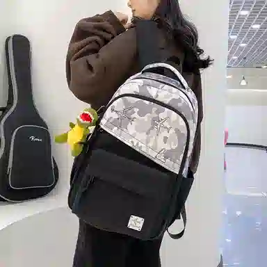 行途 大学生大容量小众休闲旅行电脑 尼龙 背包双肩包 男女同款情侣款 多色