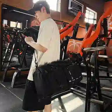 行途 短途出游休闲简约时尚轻便 尼龙 旅行包 常规 男女同款情侣款 黑色/粉色/卡其色/蓝色/军绿色/黄色