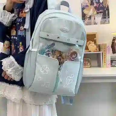 行途 塔丝隆大容量高级感学生书包轻便 尼龙 痛包 小号大号 男女同款情侣款 多色