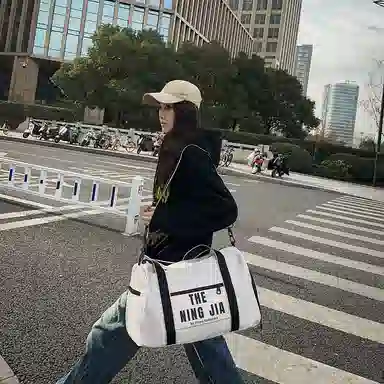 行途 大容量运动短途出差干湿分离 尼龙 男女同款情侣款 旅行包 多色