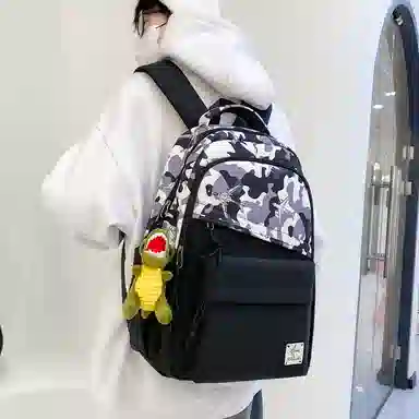 行途 大学生大容量小众休闲旅行电脑 尼龙 背包双肩包 男女同款情侣款 多色