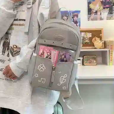 行途 塔丝隆大容量高级感学生书包轻便 尼龙 痛包 小号大号 男女同款情侣款 多色