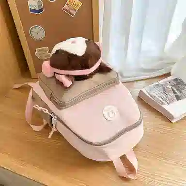 行途 学院风百搭可爱轻便小众设计 尼龙 双肩包 男女同款情侣款 多色