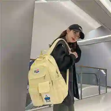 行途 日系轻便 尼龙 双肩包 男女同款情侣款 多色