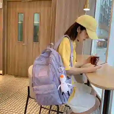 行途 小熊休闲时尚背包 尼龙 双肩包 女款 多色