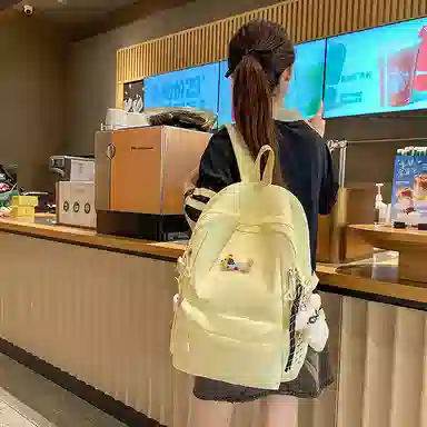 行途 可爱卡通轻便小众高颜值 尼龙 双肩包 常规 女款 多色