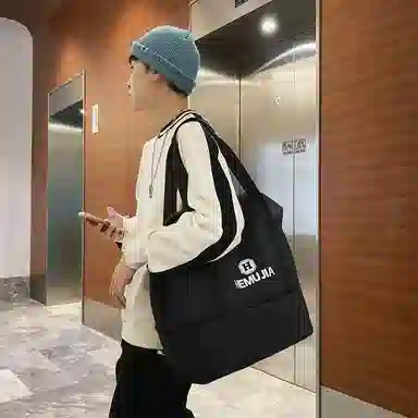 行途旅行包女短途大容量扩容健身包干湿分离尼龙手提斜挎包训练运动背包男女