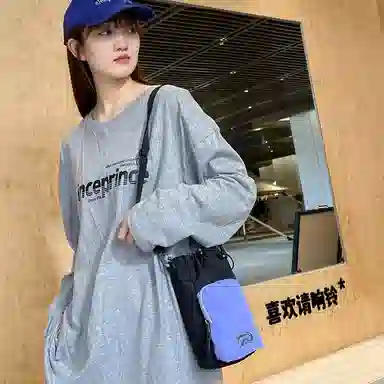 运动轻便外出潮牌旅游 复合布 手机包 男女同款情侣款 多色