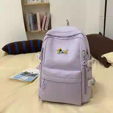 行途 可爱卡通轻便小众高颜值 尼龙 双肩包 常规 女款 多色