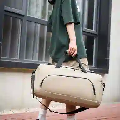 行途 旅行包轻便大容量独立鞋仓短途行李背包防泼水运动 牛津布 健身包 男女通用 多色