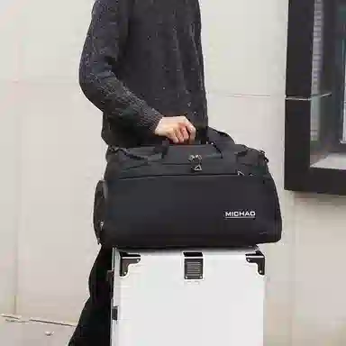 行途 大容量干湿分离 牛津布 健身包 大号 男女同款情侣款 蓝色/绿色/白色/粉色/黑色