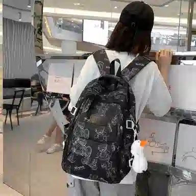 行途 小熊休闲时尚背包 尼龙 双肩包 女款 多色