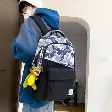 行途 大学生大容量小众休闲旅行电脑 尼龙 背包双肩包 男女同款情侣款 多色