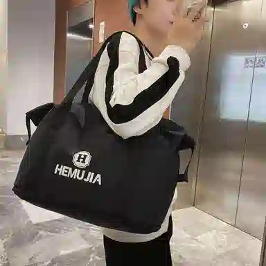 行途旅行包女短途大容量扩容健身包干湿分离尼龙手提斜挎包训练运动背包男女