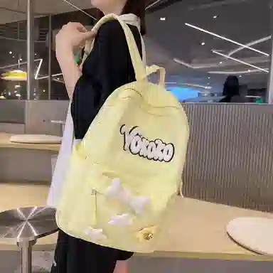 行途 可爱校园小清新质感甜酷旅行潮流轻便 牛津布 双肩包 常规 女款 黑色/红色/白色/黄色/蓝色