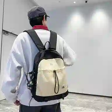 行途 潮流简约小众设计大容量 尼龙 双肩包 男女同款情侣款 多色
