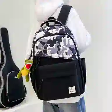 行途 大学生大容量小众休闲旅行电脑 尼龙 背包双肩包 男女同款情侣款 多色