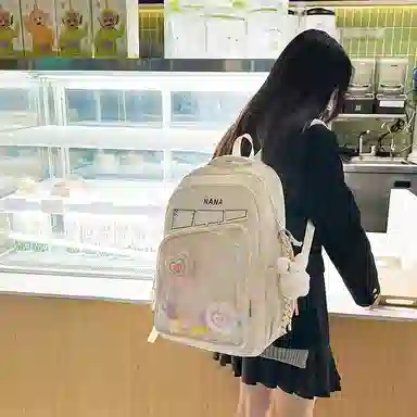 行途 书包超轻初中二次元 尼龙 痛包 女款