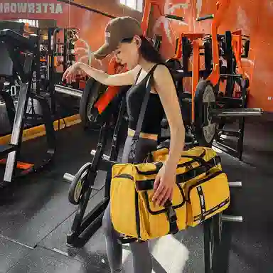 行途 短途出游休闲简约时尚轻便 尼龙 旅行包 常规 男女同款情侣款 黑色/粉色/卡其色/蓝色/军绿色/黄色