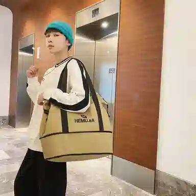 行途旅行包女短途大容量扩容健身包干湿分离尼龙手提斜挎包训练运动背包男女