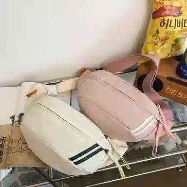 行途 潮流女包时尚质感学生斜挎包休闲手机包百搭 尼龙 胸包 男女同款情侣款 多色