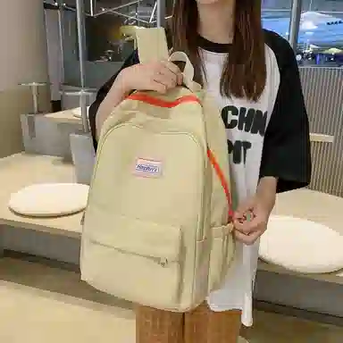 行途 初高中学生大学生简约校园风韩版 双肩包 尼龙 女款 多色