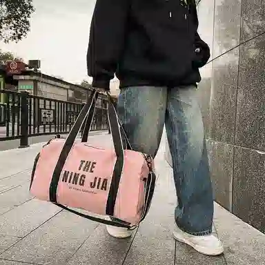 行途 大容量运动短途出差干湿分离 尼龙 男女同款情侣款 旅行包 多色