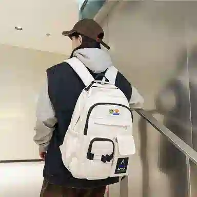 行途 日系轻便 尼龙 双肩包 男女同款情侣款 多色