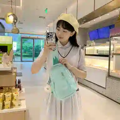 行途 小清新高颜值纯色学院风时尚百搭 斜挎手提单肩胸包 男女同款情侣款 多色 尼龙