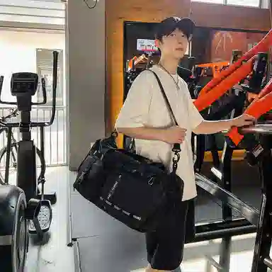 行途 短途出游休闲简约时尚轻便 尼龙 旅行包 常规 男女同款情侣款 黑色/粉色/卡其色/蓝色/军绿色/黄色