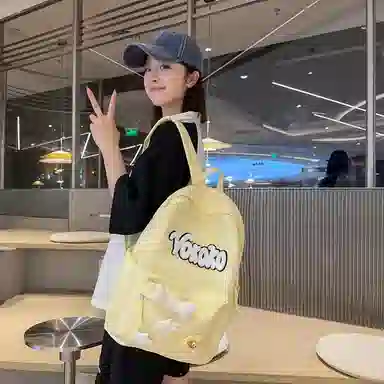 行途 可爱校园小清新质感甜酷旅行潮流轻便 牛津布 双肩包 常规 女款 黑色/红色/白色/黄色/蓝色