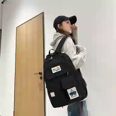 行途 日系轻便 尼龙 双肩包 男女同款情侣款 多色