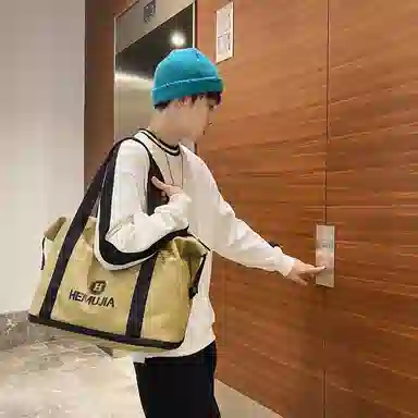 行途旅行包女短途大容量扩容健身包干湿分离尼龙手提斜挎包训练运动背包男女