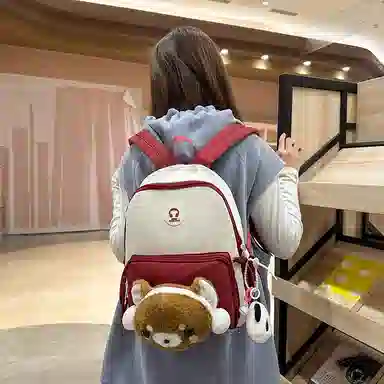 行途 学院风百搭可爱轻便小众设计 尼龙 双肩包 男女同款情侣款 多色