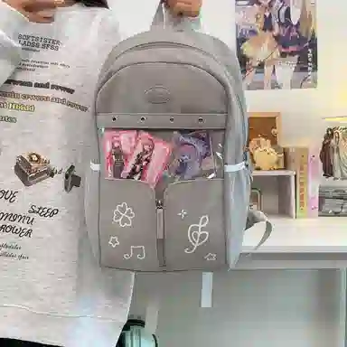 行途 塔丝隆大容量高级感学生书包轻便 尼龙 痛包 小号大号 男女同款情侣款 多色