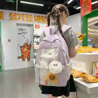 行途 时尚高颜值可爱甜美百搭 尼龙 双肩包 女款 多色