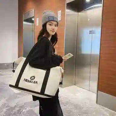 行途旅行包女短途大容量扩容健身包干湿分离尼龙手提斜挎包训练运动背包男女