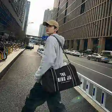 行途 大容量运动短途出差干湿分离 尼龙 男女同款情侣款 旅行包 多色