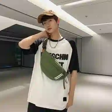 行途 潮流女包时尚质感学生斜挎包休闲手机包百搭 尼龙 胸包 男女同款情侣款 多色