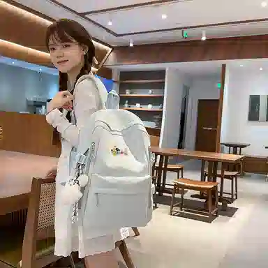 行途 可爱卡通轻便小众高颜值 尼龙 双肩包 常规 女款 多色