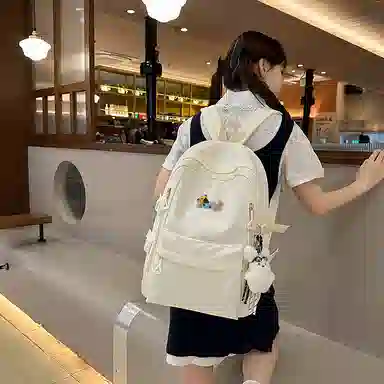 行途 可爱卡通轻便小众高颜值 尼龙 双肩包 常规 女款 多色