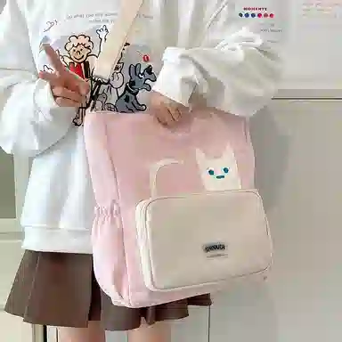 行途 小众可爱多功能流行通勤 尼龙 斜挎包 女款 多色