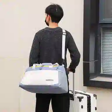 行途 大容量干湿分离 牛津布 健身包 大号 男女同款情侣款 蓝色/绿色/白色/粉色/黑色