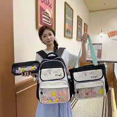 行途 高颜值轻便上课 尼龙 组合装 男女同款情侣款 黑色/白色/蓝色/黄色/绿色