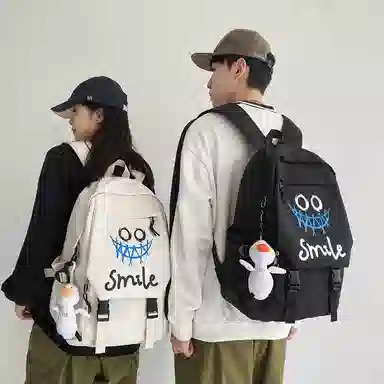 行途 双肩包 大容量高中学生初中生书包大学生休闲背包旅行包 尼龙 男女同款 多色