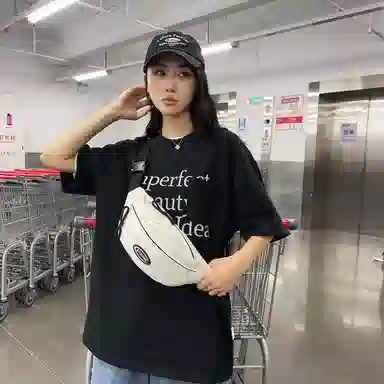 行途 日系休闲简约时尚百搭轻便潮流 尼龙 斜挎胸包 男女同款情侣款