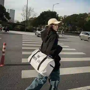 行途 大容量运动短途出差干湿分离 尼龙 男女同款情侣款 旅行包 多色