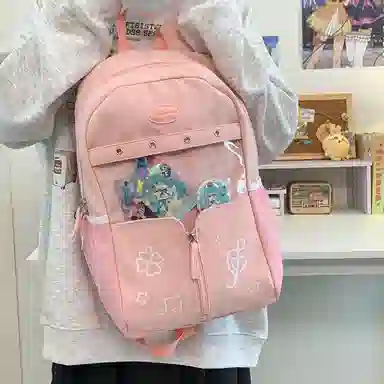 行途 塔丝隆大容量高级感学生书包轻便 尼龙 痛包 小号大号 男女同款情侣款 多色