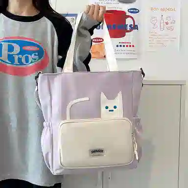 行途 小众可爱多功能流行通勤 尼龙 斜挎包 女款 多色